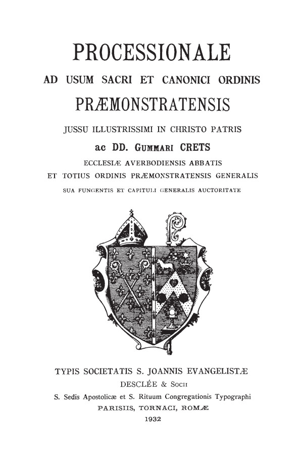Processionale OPraem1932