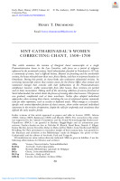 sint catharinadals women correcting chant 1500-1700
